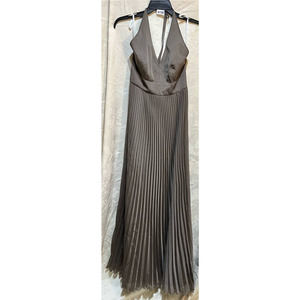 Elegant Gray Maxi Dress